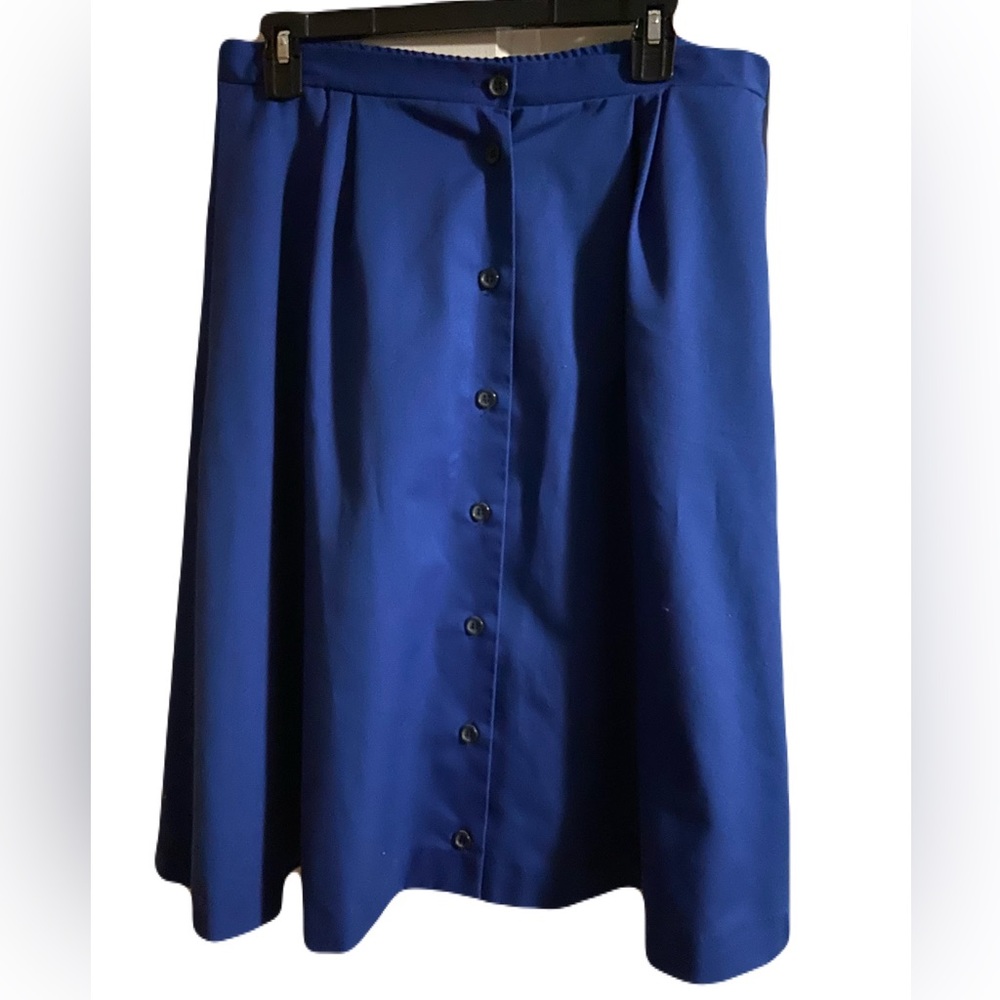 Dutchmaid Blue Button-Up Skirt